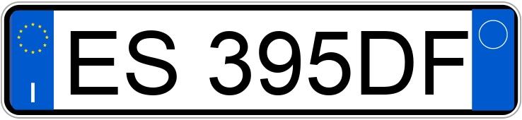 Numer rejestracyjny ES395DF posiada TOYOTA Yaris 3a serie