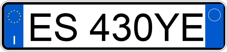 Numer rejestracyjny ES430YE posiada OPEL Corsa 4a serie Numer rejestracyjny ES430YE posiada OPEL Corsa 4a serie