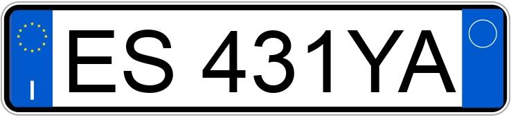 Numer rejestracyjny ES431YA posiada FIAT 500 Numer rejestracyjny ES431YA posiada FIAT 500