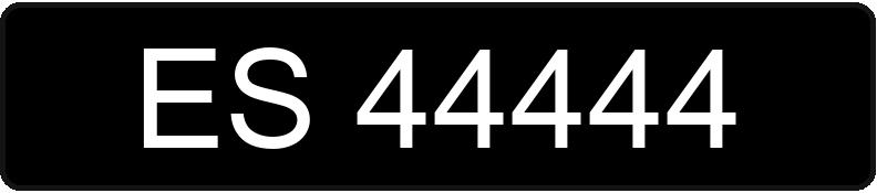 Numer rejestracyjny ES 44444 posiada FIAT 125P - ES44444