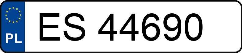 Numer rejestracyjny ES 44690 posiada VOLKSWAGEN Golf IV 1.6 MR`97 Comfortline - ES44690