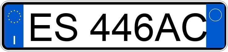 Numer rejestracyjny ES446AC posiada KIA Rio 3a serie