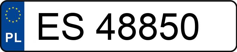 Numer rejestracyjny ES 48850 posiada ALFA ROMEO 159 S-wagon 2.4 JTDM-jet DPF MR`06 E4 939 Progression - ES48850