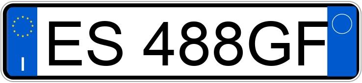 Numer rejestracyjny ES488GF posiada MERCEDES Classe E Cpe