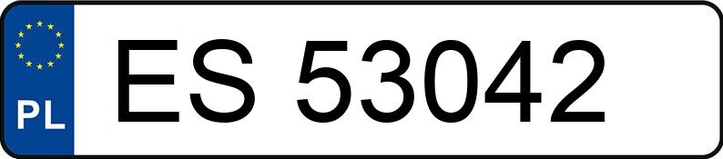 Numer rejestracyjny ES 53042 posiada VOLVO V70 - ES53042