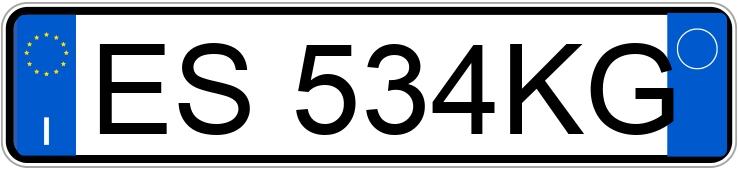 Numer rejestracyjny ES534KG posiada TOYOTA RAV4 4a serie