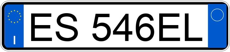 Numer rejestracyjny ES546EL posiada PEUGEOT 208 1o serie