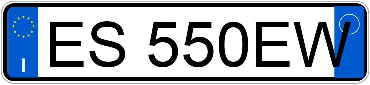Numer rejestracyjny ES550EW posiada AUDI A3 3a serie
