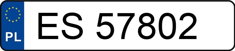 Numer rejestracyjny ES 57802 posiada FORD Focus C-Max 2.0 TDCi MR`03 E3 FX Gold - ES57802