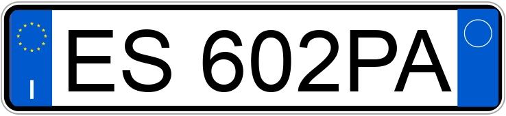 Numer rejestracyjny ES602PA posiada FIAT Punto 4a serie