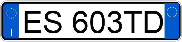 Numer rejestracyjny ES603TD posiada PEUGEOT 208 1o serie