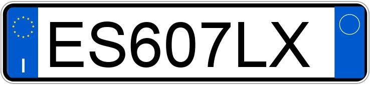 Numer rejestracyjny ES607LX posiada FIAT Panda 3a serie