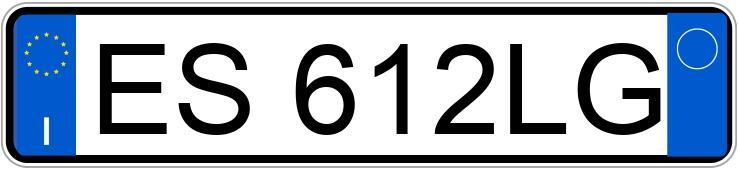 Numer rejestracyjny ES612LG posiada ALFA ROMEO Giulietta