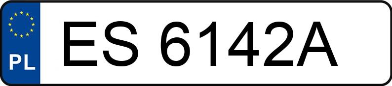 Numer rejestracyjny ES 6142A posiada DODGE Grand Caravan 3.3 Kat. MR`07 SXT Aut. - ES6142A Numer rejestracyjny ES 6142A posiada DODGE Grand Caravan 3.3 Kat. MR`07 SXT Aut. - ES6142A