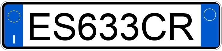 Numer rejestracyjny ES633CR posiada TOYOTA Yaris 3a serie