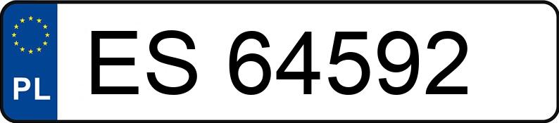 Numer rejestracyjny ES 64592 posiada AUDI A4 AVANT QUATTRO - ES64592