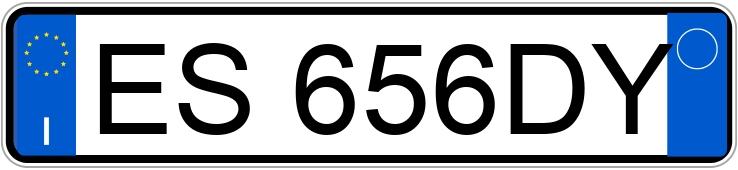 Die Registrierungsnummer ES656DY hat RENAULT X-MOD