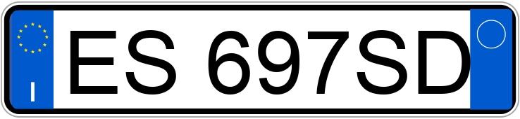 Numer rejestracyjny ES697SD posiada AUDI A4 4a serie