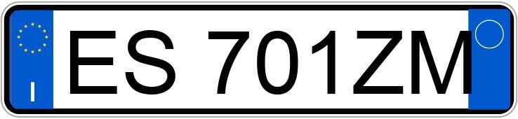 Numer rejestracyjny ES701ZM posiada FIAT 500L