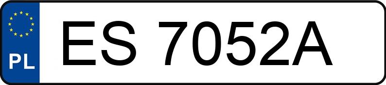 Numer rejestracyjny ES 7052A posiada NISSAN Qashqai 1.5 dCi MR`07 E4 Acenta - ES7052A Numer rejestracyjny ES 7052A posiada NISSAN Qashqai 1.5 dCi MR`07 E4 Acenta - ES7052A