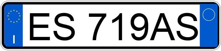 Numer rejestracyjny ES719AS posiada OPEL Corsa 4a serie