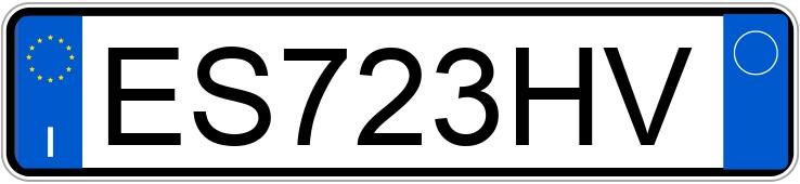 Numer rejestracyjny ES723HV posiada OPEL Zafira