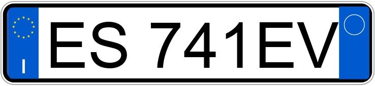 Numer rejestracyjny ES741EV posiada Mercedes Classe b