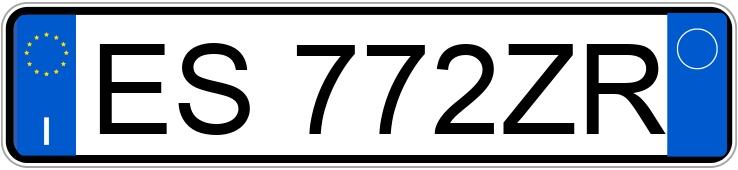 Numer rejestracyjny ES772ZR posiada TOYOTA AYGO