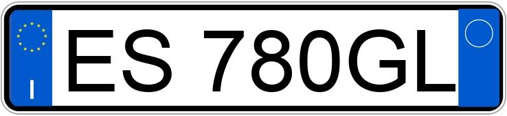 Numer rejestracyjny ES780GL posiada MERCEDES Classe C Cpe