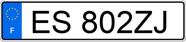 Numer rejestracyjny ES802ZJ posiada ALFA ROMEO GIULIA