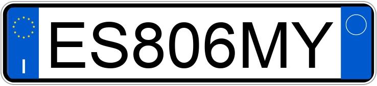 Numer rejestracyjny ES806MY posiada FORD C-Max 2a serie