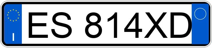 Numer rejestracyjny ES814XD posiada VOLKSWAGEN Golf 7a serie