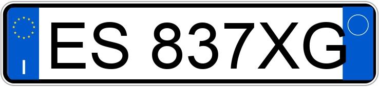 Numer rejestracyjny ES837XG posiada OPEL Corsa 4a serie