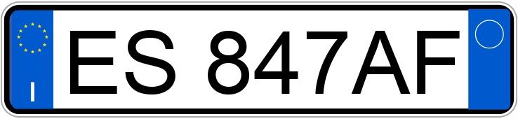 Numer rejestracyjny ES847AF posiada OPEL Corsa 4a serie Numer rejestracyjny ES847AF posiada OPEL Corsa 4a serie