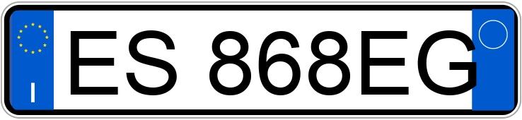 Numer rejestracyjny ES868EG posiada LANCIA Ypsilon 3a serie Numer rejestracyjny ES868EG posiada LANCIA Ypsilon 3a serie