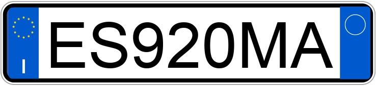 Numer rejestracyjny ES920MA posiada HYUNDAI ix35