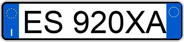 Numer rejestracyjny ES920XA posiada VOLKSWAGEN Golf 7a serie