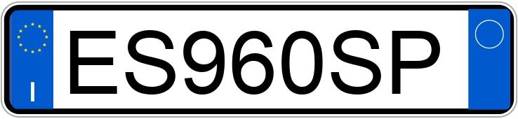 Numer rejestracyjny ES960SP posiada AUDI Q5 1a serie