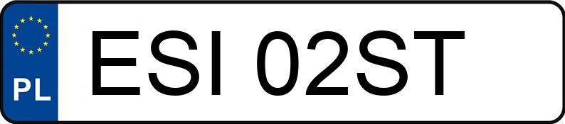 Numer rejestracyjny ESI 02ST posiada MAZDA 323 1.6 Kat. MR`89 GLX - ESI02ST Numer rejestracyjny ESI 02ST posiada MAZDA 323 1.6 Kat. MR`89 GLX - ESI02ST
