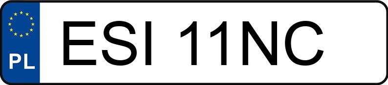 Numer rejestracyjny ESI 11NC posiada VOLKSWAGEN JETTA - ESI11NC