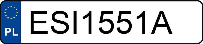 Numer rejestracyjny ESI 1551A posiada PEUGEOT 2008 - ESI1551A Numer rejestracyjny ESI 1551A posiada PEUGEOT 2008 - ESI1551A