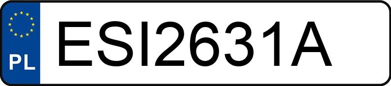 Numer rejestracyjny ESI 2631A posiada PEUGEOT BOXER 435 - ESI2631A