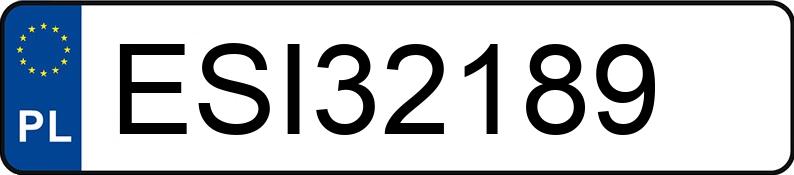 Numer rejestracyjny ESI 32189 posiada SUBARU IMPREZA - ESI32189