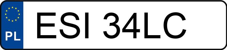 Numer rejestracyjny ESI 34LC posiada RENAULT THALIA - ESI34LC Numer rejestracyjny ESI 34LC posiada RENAULT THALIA - ESI34LC