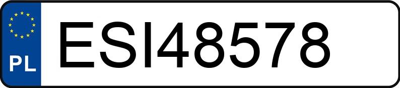 Numer rejestracyjny ESI 48578 posiada SUBARU FORESTER - ESI48578