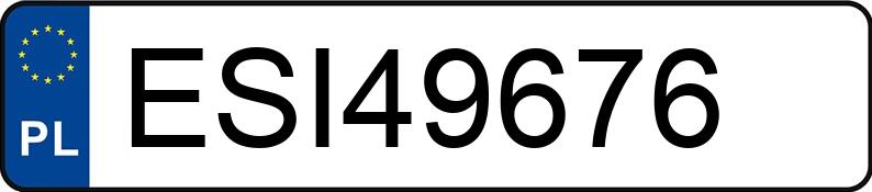 Numer rejestracyjny ESI 49676 posiada SKODA OCTAVIA - ESI49676