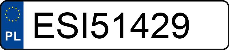 Numer rejestracyjny ESI 51429 posiada BMW 318I - ESI51429