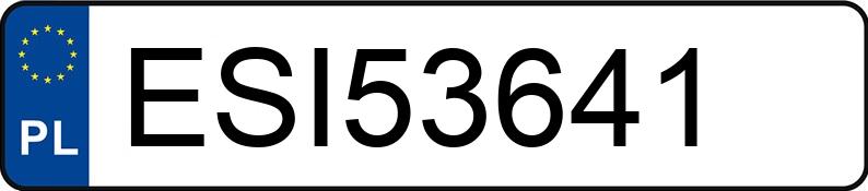 Numer rejestracyjny ESI 53641 posiada SEAT Toledo 1.9 TDI MR`05 E4 5P2 Stylance - ESI53641 Numer rejestracyjny ESI 53641 posiada SEAT Toledo 1.9 TDI MR`05 E4 5P2 Stylance - ESI53641