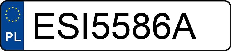 Numer rejestracyjny ESI 5586A posiada NISSAN QASHQAI - ESI5586A