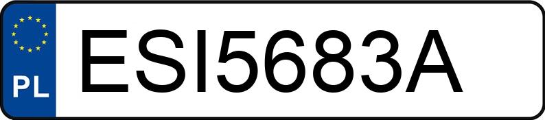 Numer rejestracyjny ESI 5683A posiada BMW 320D - ESI5683A